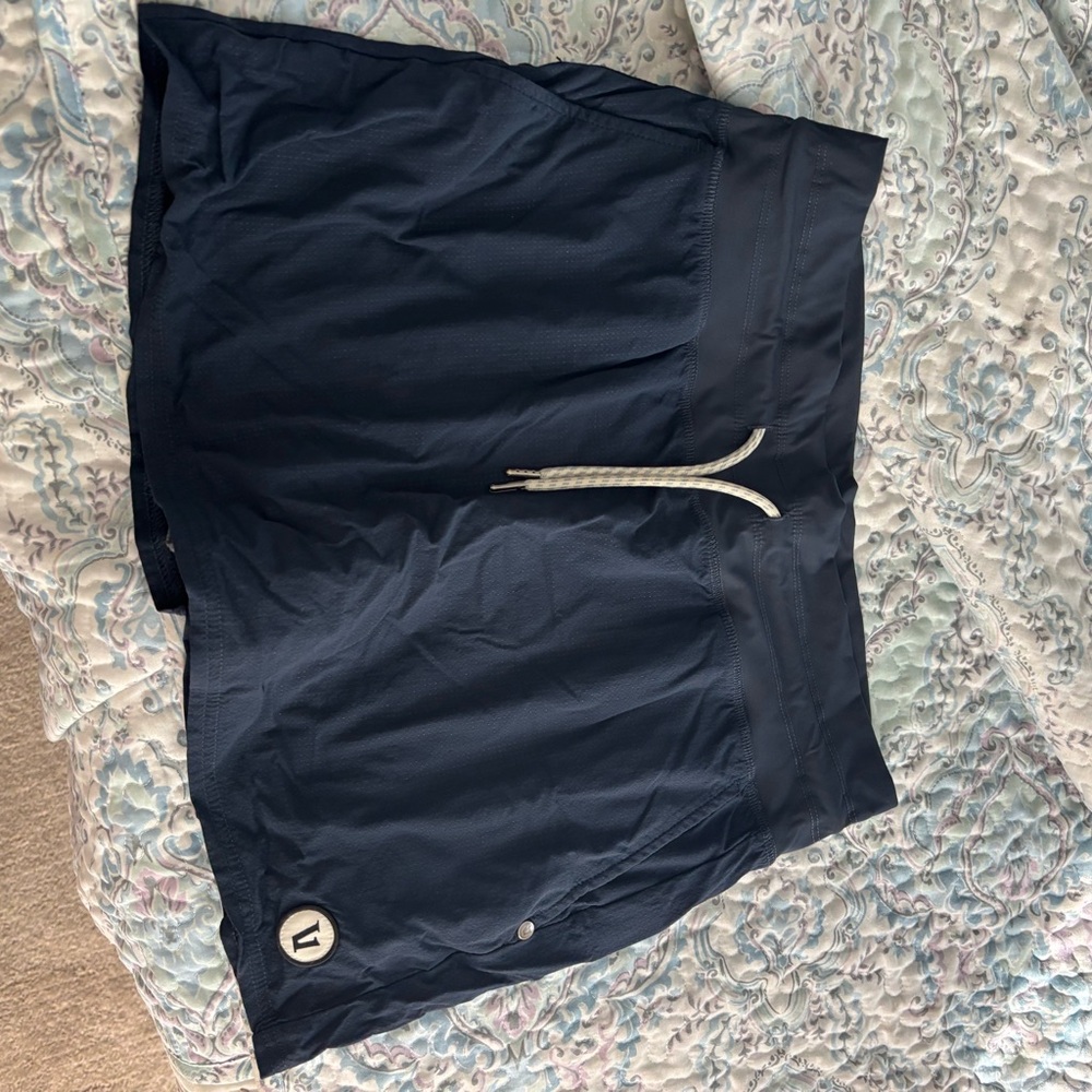 Navy vuori seabreeze Blue Athletic Skort with Drawstring
